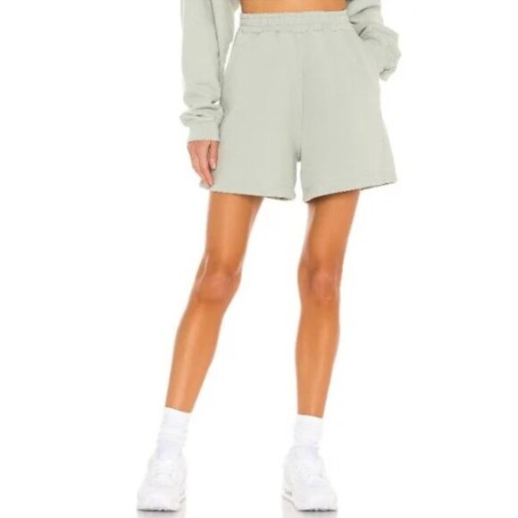 NWT REVOLVE SixThreeSeven The Sweat Short in Sage, Size S - Picture 2 of 5